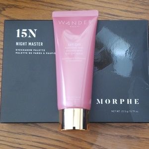 Morphe palette + Wander Beauty peel off mask